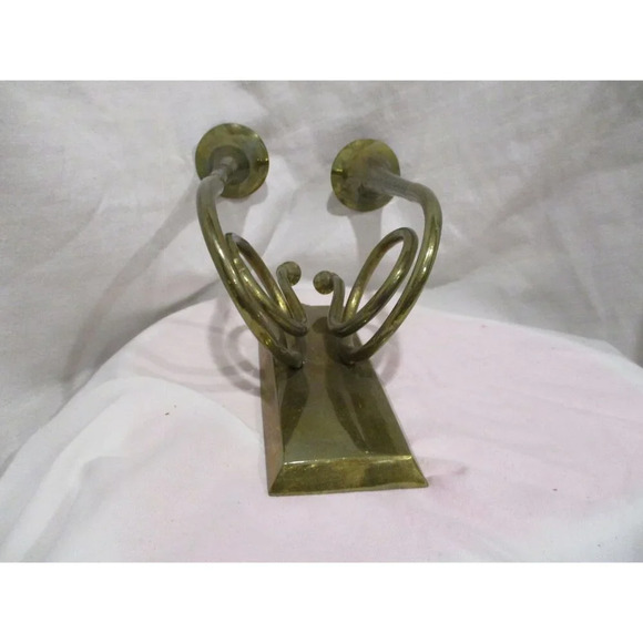 Candlesticks wall‎ Mount/Vintage Brass Trumpet  Sconces, made in India - Picture 2 of 6